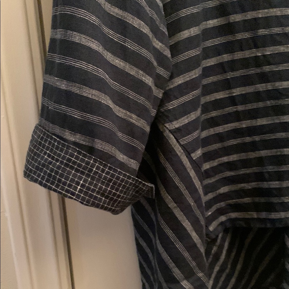Striped Button-Up Shirt - Picture 4 of 5